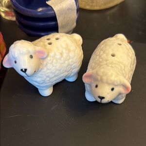 Adorable Sheep Salt and Pepper Shakers